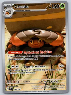 Crustle 186/182 (NM) - SV10: Destined Rivals - Illustration Rare - Pokemon TCG - Image 1