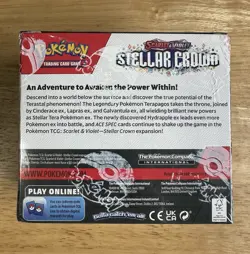 Stellar Crown Booster Box Pokemon Sealed - Image 2