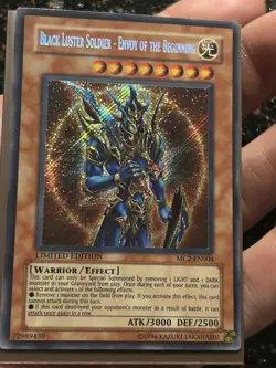 Yugioh Black Luster Soldier - Envoy Of The Beginning MC2 Secret Rare Limited Ed - Image 2
