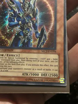 Yugioh Black Luster Soldier - Envoy Of The Beginning MC2 Secret Rare Limited Ed - Image 5