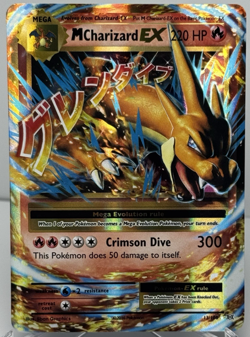 Mega M Charizard Y EX 13/108 XY Evolutions Holo 2016 Pokemon Card - Image 1