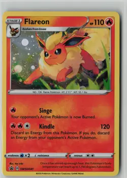 Flareon Promo SWSH: Sword & Shield Promo Cards SWSH041 NM - Image 1
