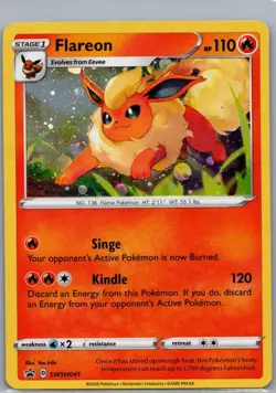 Flareon Promo SWSH: Sword & Shield Promo Cards SWSH041 LP-NM - Image 1