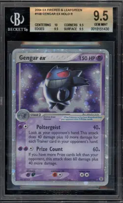 Pokemon Gengar ex EX Fire Red & Leaf Green Holo Ultra Rare #108 BGS 9.5 - Image 1
