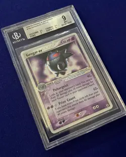 BGS 9 Gengar ex #108 EX Fire Red & Leaf Green 2004 Pokemon MINT - Image 2