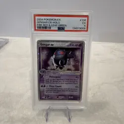 Pokemon Gengar ex EX Fire Red & Leaf Green Holo Ultra Rare #108 PSA 5 Swirl 💫 - Image 1
