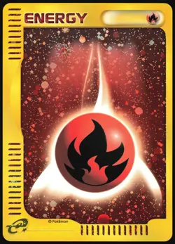 FIRE ENERGY MCDONALDS PROMO POKEMON JAPANESE HOLO 2002 LIGHT PLAYED - Image 2