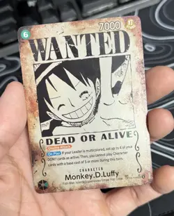 Monkey.D.Luffy (118) (Wanted Poster) OP13-118 Carrying On His Will Foil - Image 1