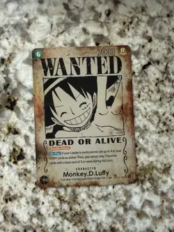 Monkey.D.Luffy (118) (Wanted Poster) OP13-118 Carrying On His Will Foil - Image 1