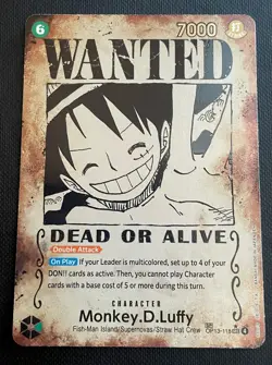 Monkey.D.Luffy (118) (Wanted Poster) OP13-118 Carrying On His Will Foil🏴‍☠ - Image 1