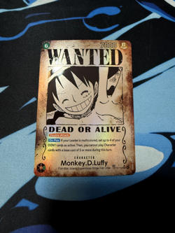 Monkey.D.Luffy (118) (Wanted Poster) OP13-118 Carrying On His Will Foil - Image 1