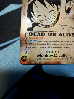 Monkey.D.Luffy (118) (Wanted Poster) OP13-118 Carrying On His Will Foil - Image 4