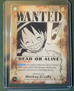Monkey.D.Luffy (118) (Wanted Poster) OP13-118 Carrying On His Will Foil - Image 1