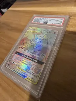 Charizard & Braixen GX PSA 10 Rainbow HR 075/064 sm11a Card Pokemon Japanese - Image 3