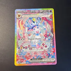 Pokemon TCG Prismatic Evolution - Sylveon EX 156/131 SIR Possible PSA 10 - Image 1