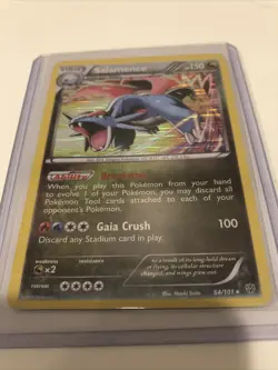 Salamence 64/101 | BW - Plasma Blast | Holo Rare | Pokemon TCG Lightly Played - Image 2