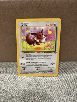 Eevee 51/64 Jungle Unlimited Common WOTC Pokemon Card - VLP - Image 1