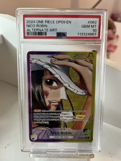 Nico Robin (062) (Parallel) OP09-062 Emperors in the New World Foil PSA 10 - Image 1