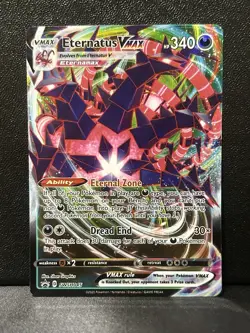 Pokemon TCG Eternatus VMAX Sword & Shield Black Star Promos SWSH045 LP - Image 1