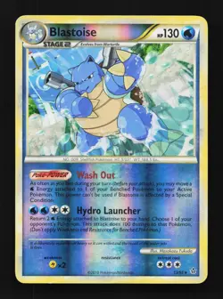Blastoise 13/95 MP Unleashed English Pokemon Card TCG - Image 1