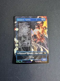 Summon Valefor Borderless FIC 0197 MTG Final Fantasy Eng FOIL - Image 1