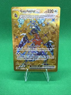 Pokemon TCG-Garchomp ex 260/182-SV04: Paradox Rift-Hyper Rare Holo-NM:M - Image 1