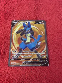 Lucario V SWSH213 SWSH: Sword & Shield Promo Cards Holo Near Mint - Image 5