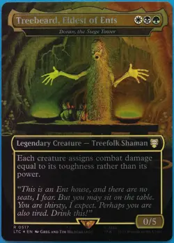 Treebeard, Eldest of Ents | Doran, the Siege Tower (Borderless) FOIL PLD 493846 - Image 1