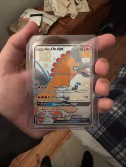 Hidden Fates Ho-Oh GX SV50/SV94 Shiny Vault Holo Card Near Mint Condition - Image 1