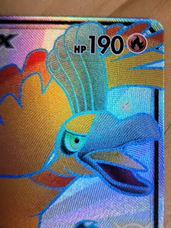 Pokemon TCG Ho-Oh GX Hidden Fates Shiny Vault SV50/SV94 Shiny Holo NM near mint - Image 4