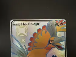 Ho-Oh GX SV50/SV94 Shiny Full Art Pokemon Card Hidden Fates Near Mint Minus NM- - Image 2