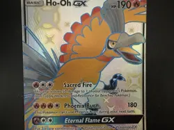 Ho-Oh GX SV50/SV94 Shiny Full Art Pokemon Card Hidden Fates Near Mint Minus NM- - Image 3