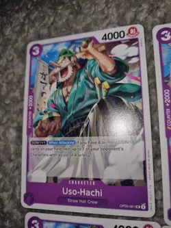 4x One Piece OP05-061 UC Uso-Hachi - English - Regular - Play Set - TCG - NM/M - Image 2