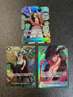 OP14-119 Manga Mihawk ONE PIECE CARD GAMES JAPANESE 3 SET SP (Super Parallel) - Image 1