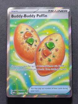 Buddy-Buddy Poffin 167/132 Ultra Rare Mega Evolution Pokemon TCG - Image 1
