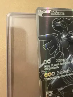 Zekrom 114/114 Black & White Base Full Art Holo Ultra Rare Pokemon Card LP/nm - Image 2