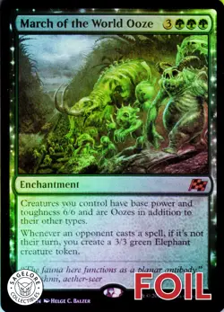 MTG March of the World Ooze (169) | NM Foil | Aetherdrift {DFT} - Image 1