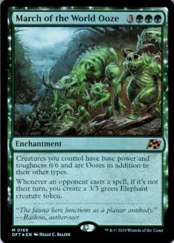 MTG March of the World Ooze (169) | NM Foil | Aetherdrift {DFT} - Image 2