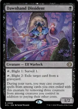 MTG Dawnhand Dissident (98) | NM | Lorwyn Eclipsed {ECL} - Image 1