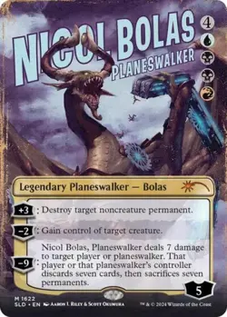MTG English Nicol Bolas, Planeswalker NM Normal Secret Lair - Image 1