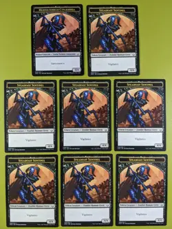 8 Steadfast Sentinel Token Hour of Devastation Magic the Gathering MTG 8 - Image 1