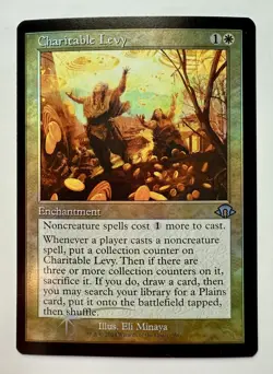 MTG - Charitable Levy (Retro Frame Foil) - Modern Horizons 3 LP Condition - Image 1