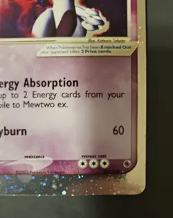Pokemon Mewtwo EX 101/109 Ruby & Sapphire Ultra Rare Near MINT. - Image 2