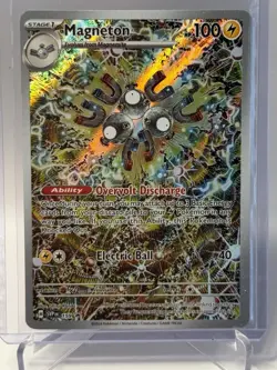 Pokemon TCG Magneton Black Star Promo SVP EN 159 Illustration Rare SV: Promos - Image 1