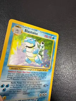 Pokemon WOTC 1999 Base Set Blastoise Rare Holo Vintage Pokemon Card NM - Image 2