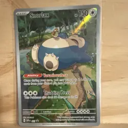 Pokemon Snorlax Promo Holo Rare Scarlet & Violet SVP EN 051 Basic Card English - Image 1