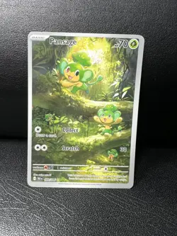 Pokemon TCG Pansage 089/086 Black Bolt Illustration Rare Holo Pack Fresh - Image 1
