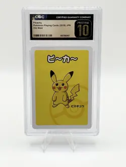 CGC 10 PRISTINE ✨ Pikachu Old Maid 2019 Japanese Pokemon Card - Image 3