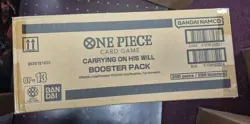 One Piece TCG English OP-13 Carrying On His Will Booster Box Case SEALED - Image 1