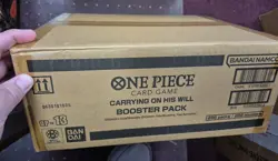 One Piece TCG English OP-13 Carrying On His Will Booster Box Case SEALED - Image 2